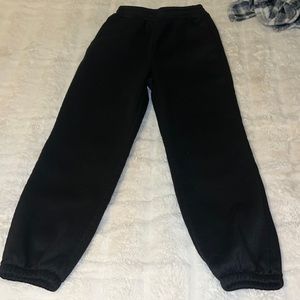 Black sweatpants